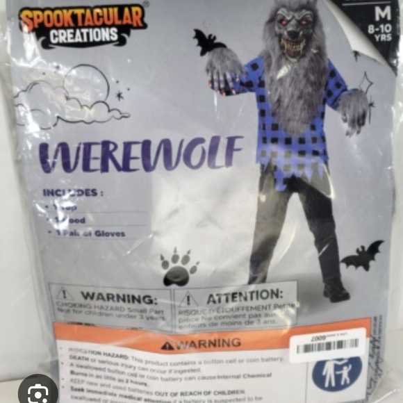 Blue and Black Halloween Monster Costume - Picture 2 of 3